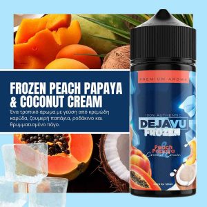 Dejavu Frozen Peach Papaya and Coconut Cream 120ml