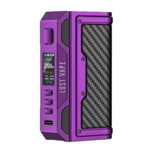 Lost Vape Thelema Quest Box Mod 200W Mystic Purple Carbon Fiber