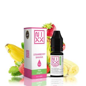 NIXX Strawberry Banana 10ml/0mg